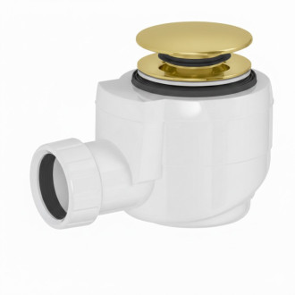 Vaňová výpusť DN40, click-clack, zlato 71714G