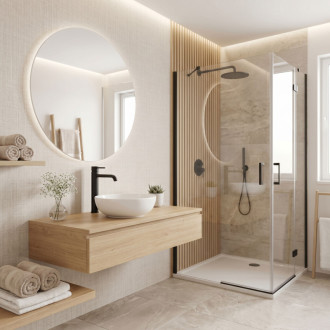 REA Rivo Kúpeľňová batéria Black High REA-B9320