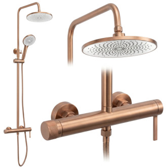 REA Sprchový set Rea Rivo Brush Copper REA-P8925