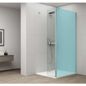 ESCA otočný panel na inštaláciu na fixné sklo, 600mm, chróm ES3B60