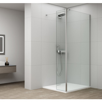 ESCA CHROME sprchová zástena, fixné sklo 700 mm, otočný panel 600 mm ES3A70B60