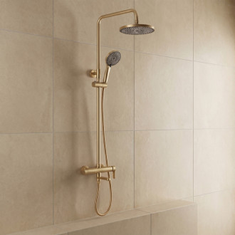 Rea Sprchový Set Rea Arcos brush gold REA-P8716