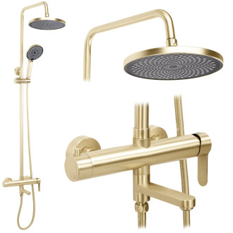 Rea Sprchový Set Rea Arcos brush gold REA-P8716
