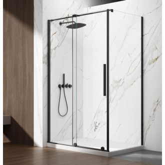 SPIRIT BLACK obdĺžnikový sprchovací kút 1400x1000mm L/P variant GI1014BGI3510B