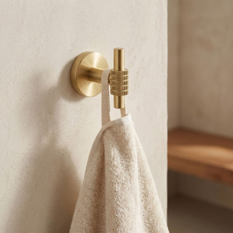 Rea REA Rivo Kúpeľňový háčik 29104 Brush Gold REA-60108 REA-60108