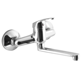 AQUALINE 35 nástenná batéria, ramienko ploché 160mm, chróm 52030