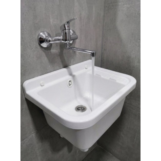 AQUALINE 35 nástenná batéria, ramienko ploché 160mm, chróm 52030