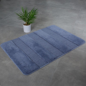 SERENITY predložka 60x90cm s protišmykom, polyester, modrá 7110303