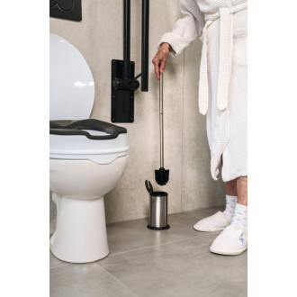 HANDICAP WC kefa na postavenie, extra dlhá rukoväť 51cm, nerez mat A112400