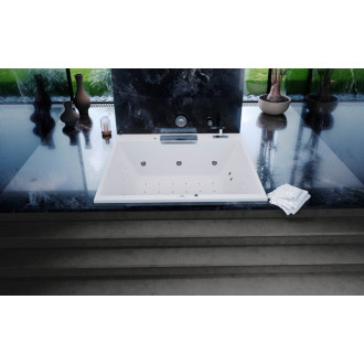 CAME FALLS POOLMASTER hydromasážna vaňa, 175x175x50cm, chróm 23611FS