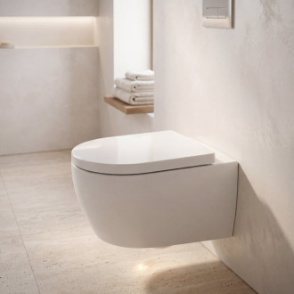 TECEloft WC so sedadlom softclose závesné TECE biele cyklónové splachovanie 9.700.224