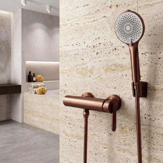 Rea Sprchová hadica proti prekrúteniu Rea Brush Copper 150 cm REA-08031