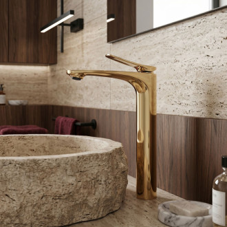Rea Umývadlová batéria PREMIUM REA Vision Gold High REA-B8944
