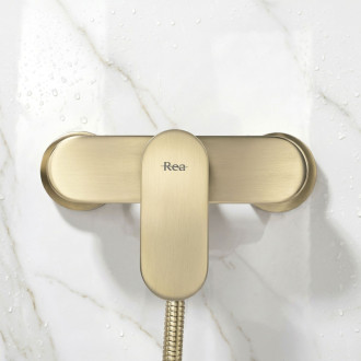 Rea Sprchová batéria REA DROP Brush Gold REA-B2234