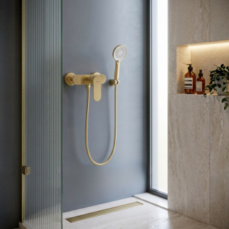 Rea Sprchová batéria REA DROP Brush Gold REA-B2234