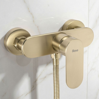 Rea Sprchová batéria REA DROP Brush Gold REA-B2234