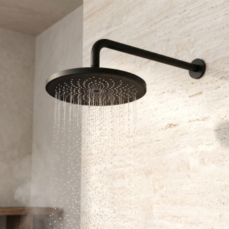 Rea Okrúhla dažďová sprcha REA JS-021B Black REA-P0615