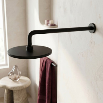 Rea Okrúhla dažďová sprcha REA JS-021B Black REA-P0615