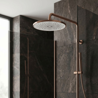 Rea Okrúhla dažďová sprcha REA JS-021BRG Brush Copper REA-P0620