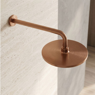 Rea Okrúhla dažďová sprcha REA JS-021BRG Brush Copper REA-P0620