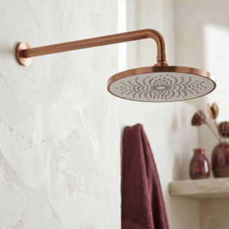 Rea Okrúhla dažďová sprcha REA JS-021BRG Brush Copper REA-P0620