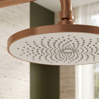Rea Okrúhla dažďová sprcha REA JS-021BRG Brush Copper REA-P0620