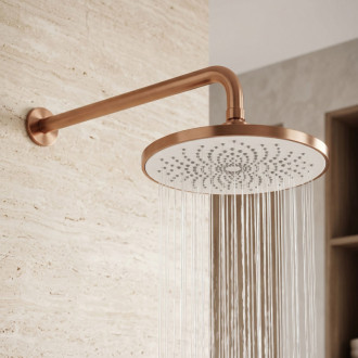 Rea Okrúhla dažďová sprcha REA JS-021BRG Brush Copper REA-P0620