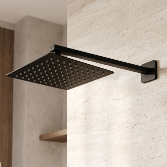 Rea Sprchové rameno štvorcové REA JS-9022B 40cm Black REA-P6404