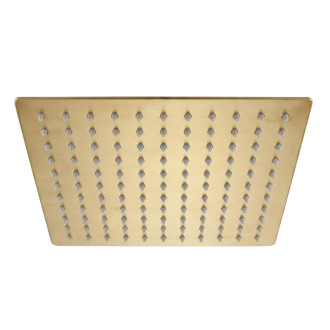 Rea Štvorcová hlavová sprcha REA JS-P015BG 25cm Brush Gold REA-P0611