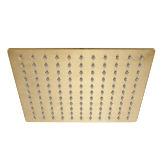 Rea Štvorcová hlavová sprcha REA JS-P015BG 25cm Brush Gold REA-P0611