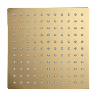 Rea Štvorcová hlavová sprcha REA JS-P015BG 25cm Brush Gold REA-P0611