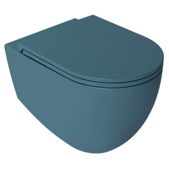 INFINITY WC sedadlo, SLIM, Soft Close, Easy Take, petrol zelená 40KF0545I