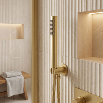 Rea Sprchová hlavice REA JS-018 BRUSH GOLD REA-07052