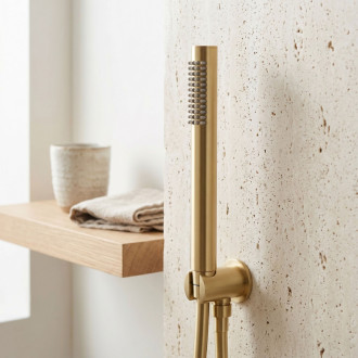 Rea Sprchová hlavice REA JS-018 BRUSH GOLD REA-07052
