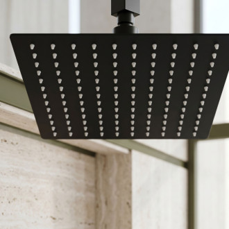 Rea Štvorcová hlavová sprcha REA JS-P015B 30cm Black REA-P0613