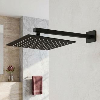Rea Štvorcová hlavová sprcha REA JS-P015B 30cm Black REA-P0613