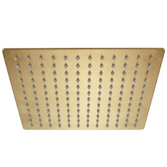 Rea Štvorcová hlavová sprcha REA JS-P015BG 30cm Brush Gold REA-P0616