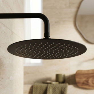 Rea Okrúhla dažďová sprcha REA JS-P014B 30cm Black REA-P8603
