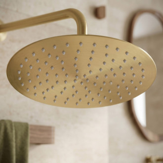 Rea Okrúhla dažďová sprcha REA JS-P014BG 30cm Brush Gold REA-P8604