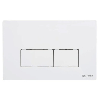 SCHWAB PLUTO ovládacie tlačidlo, 247x160 mm, biela lesk P58-0130-0250