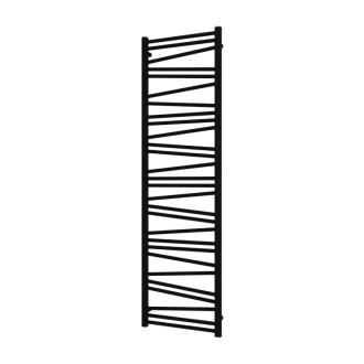Radiátor kombinovaný SAT Lilon 169,5x50 cm čierna matná SATRALI1695500BL