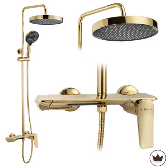Rea Sprchový set Rea Vision Gold REA-P9663