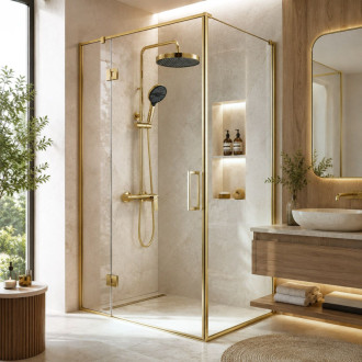 Rea Sprchový set Rea Vision Gold REA-P9663