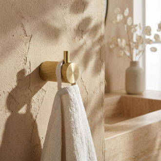 Rea Kúpeľňový háčik 64104 SOLO Brush Gold REA-84204
