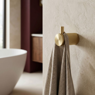 Rea Kúpeľňový háčik 64104 SOLO Brush Gold REA-84204