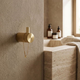 Rea Kúpeľňový háčik 64104 SOLO Brush Gold REA-84204