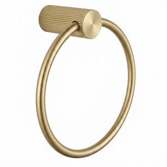 Rea Kúpeľňový vešiak Ring 64106 SOLO Brush Gold REA-84208