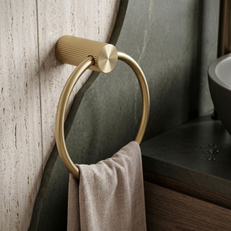 Rea Kúpeľňový vešiak Ring 64106 SOLO Brush Gold REA-84208