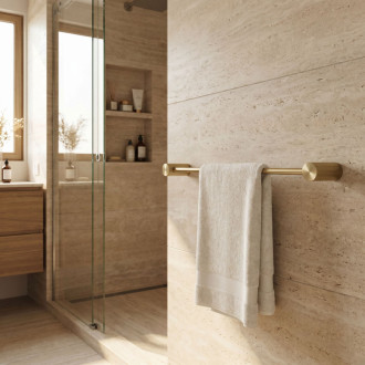 Rea Kúpeľňový vešiak 64101 SOLO Brush Gold REA-84200