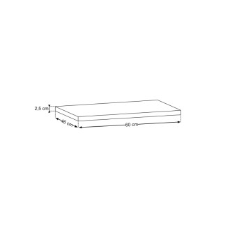 Comad RISTRETTO 89-60-46 M Nábytková doska 60 cm